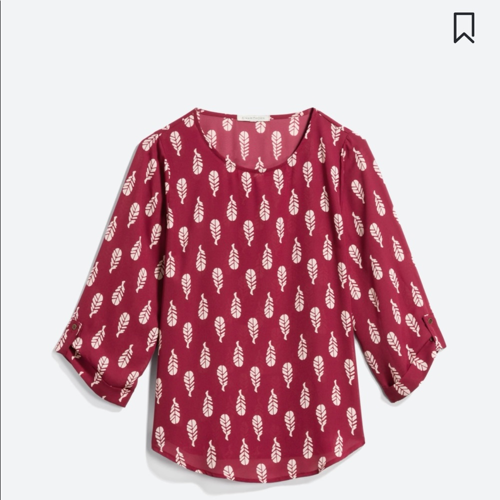 Ellie 3/4 sleeve blouse